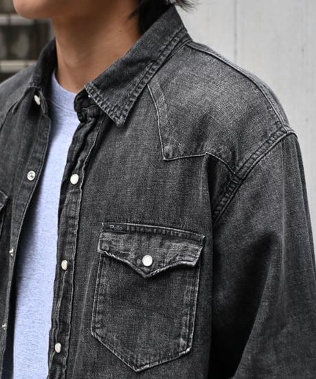 Used Polo Ralph Lauren Chambray Shirts Black