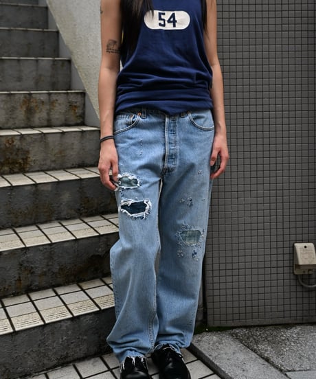 90s Customized  Levi's 501 Denim Pants Made in USA -2