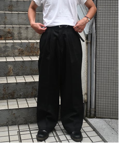 Dickies Customized 877 Loose Fit 2-Tuck Pants -Black