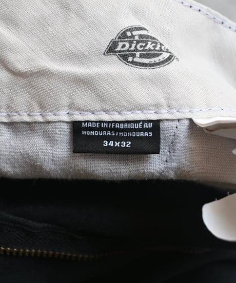 Dickies Double Knee Painted Work Pants Black -3