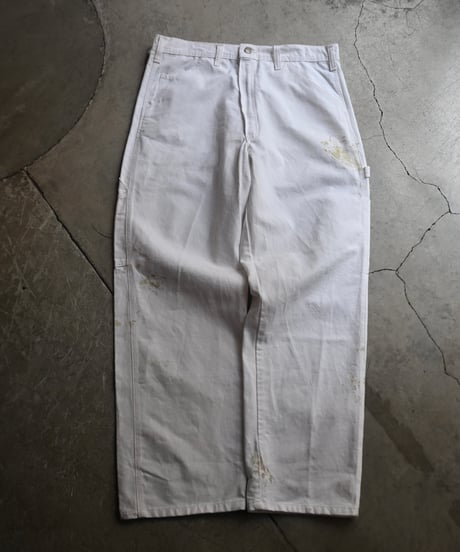 Stan Ray Painted Painter Pants White made in USA-1