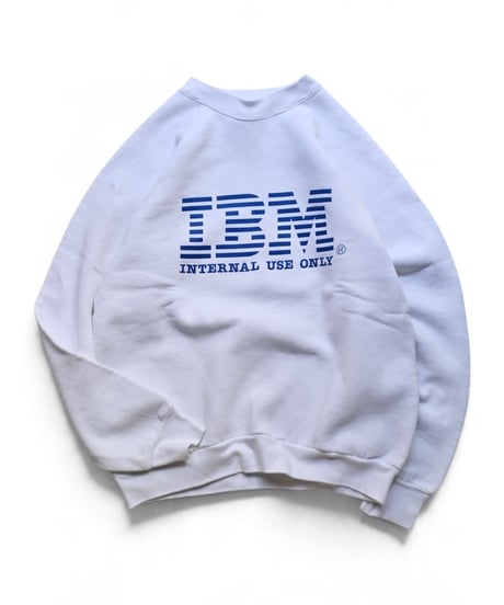 89' Used IBM Event Print Crewneck Sweatshirt Made in USA -1
