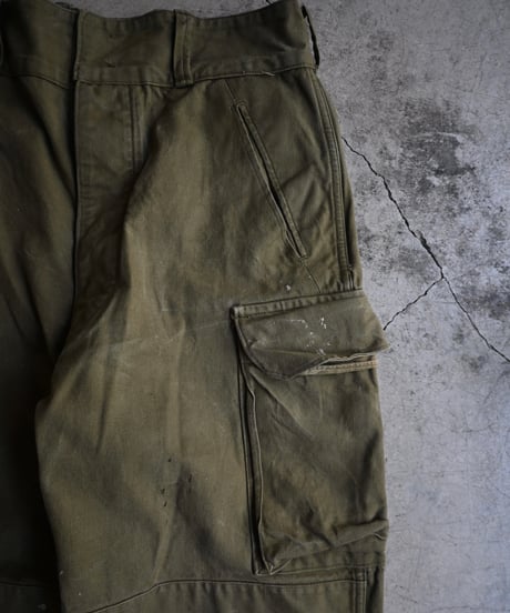 Used French Army Early M-47  Cargo Pant