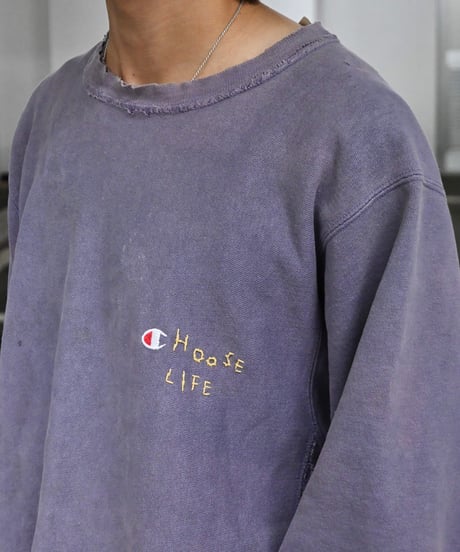 Customized Champion Reverse Weave Crew Neck Sweat Shirt -2