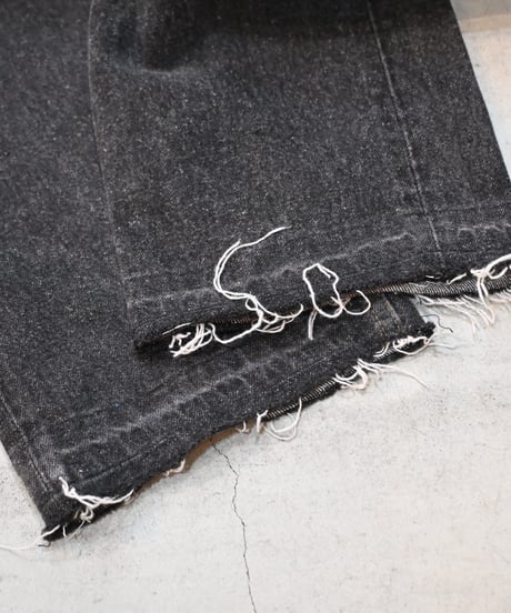 94' Levi's 501 Yarn-dyed Denim Pants Black -1