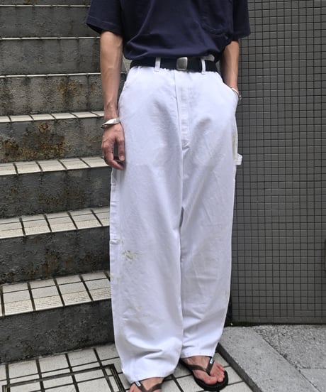 Stan Ray Painted Painter Pants White made in USA-1