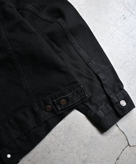 90s Levi's 70598-4159 Denim Trucker Jacket Black