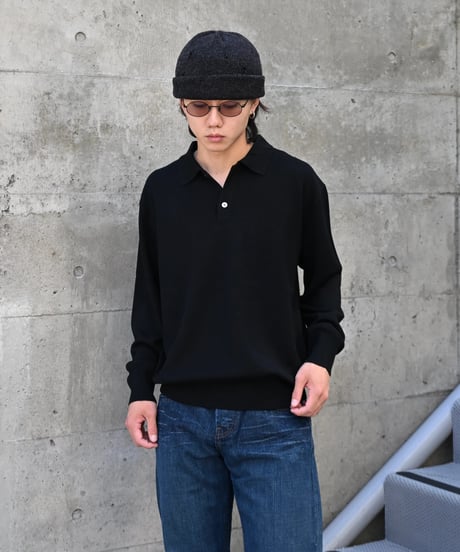 damagedone Products High Gauge 2-Button Knit Polo