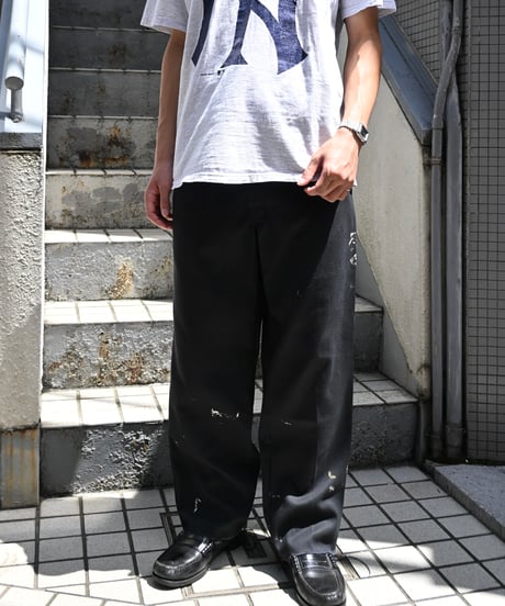 Dickies 874 Painted Work Pants Black -2