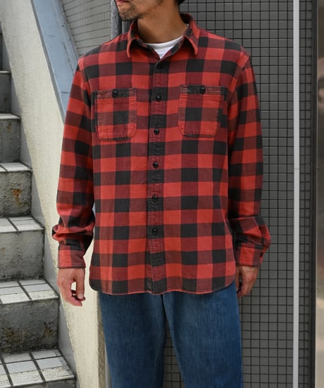 RRL Cotton Flannel Shirt -1