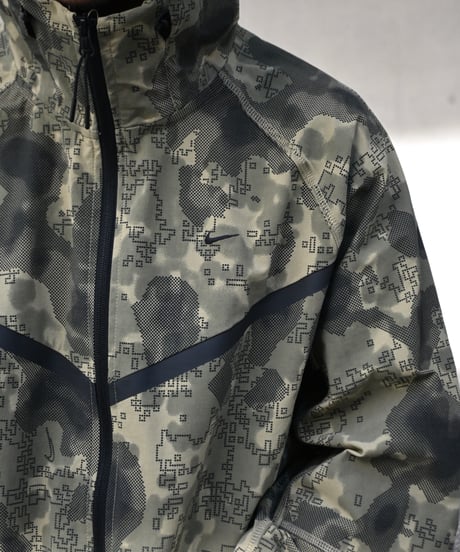 Nike Tech Woven Camo Windrunner Jacket Neutral Olive/Black