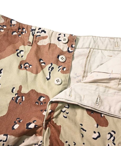 90s Used Us Army 6C Desert Camo Cut Off Shorts