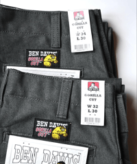 Ben Davis Gorilla Cut Pants Charcoal Denim