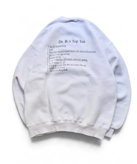 98' Used National Science Foundation Print Crewneck Sweatshirt Made in USA -2