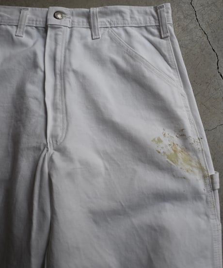 Stan Ray Painted Painter Pants White made in USA-1