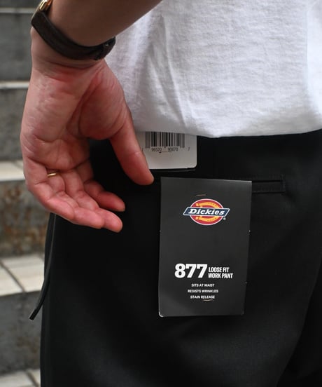 Dickies Customized 877 Loose Fit 2-Tuck Pants -Black