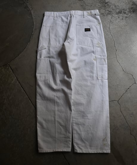Stan Ray Painted Painter Pants White made in USA-1