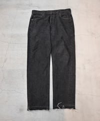 94' Levi's 501 Yarn-dyed Denim Pants Black -1