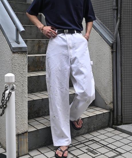 Stan Ray Painted Painter Pants White made in USA-2