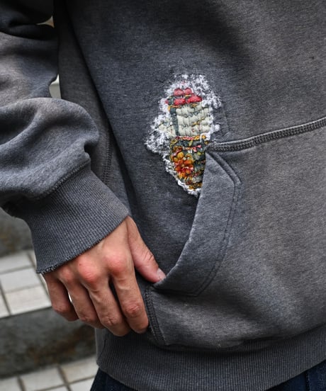 Customized Nike Sweat Hoodie Sun Fade -7