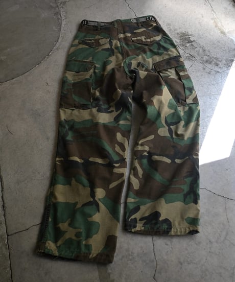Used Us Army M-65 Field Pants Woodland Camo -2