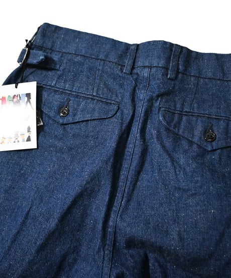 Fraizzoli Pleat Seamless Denim Slacks