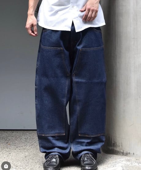 Prison Blues Double Knee Work Jean Rigid
