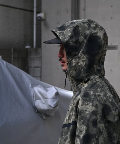 Nike Tech Woven Camo Windrunner Jacket Neutral Olive/Black