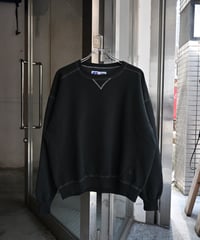 Russel Athletic Black Overdye High Cotton Sweat Shirt -8