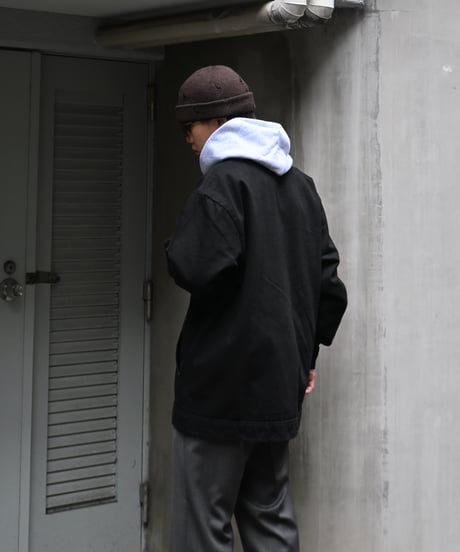 Prison Blues Denim Yard Coat Black