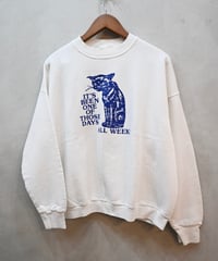 "Cat Print" Crewneck Sweatshirt