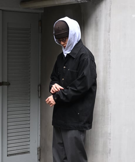 Prison Blues Denim Yard Coat Black