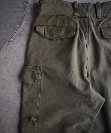Used French Army Early M-47  Cargo Pant