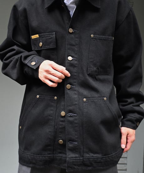 Prison Blues Denim Yard Coat Black