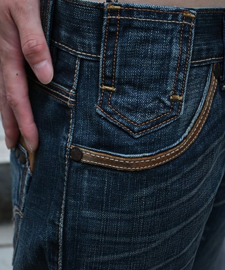 00s Deadstock Levi's Silver Tab Slim Fit Boot Cut Denim Pants #0003