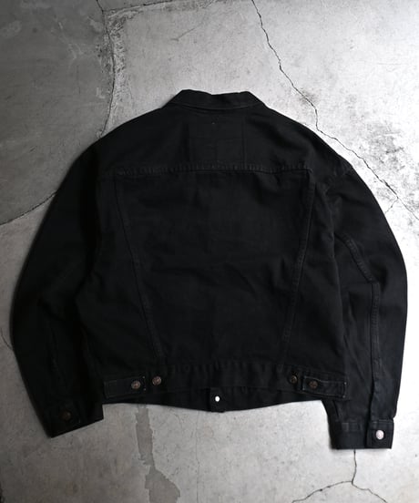 90s Levi's 70598-4159 Denim Trucker Jacket Black