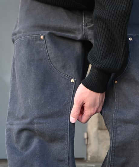 Carhartt Aged Duck Double Knee Carpenter Pants Black