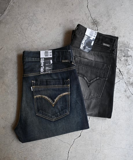 00s Deadstock Levi's Silver Tab Slim Straight Denim Pants #0003