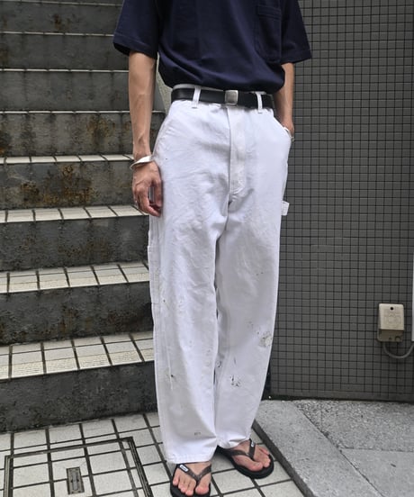 Stan Ray Painted Painter Pants White made in USA-2