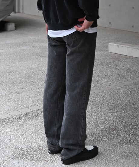 90' Levi's 501 Yarn-dyed Denim Pants Black -2