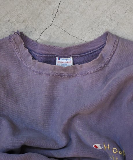 Customized Champion Reverse Weave Crew Neck Sweat Shirt -2