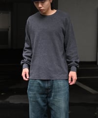 Shaka Wear Heavy Weight Long Sleeve Thermal Cut Off Charcoal