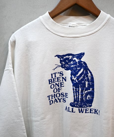 "Cat Print" Crewneck Sweatshirt