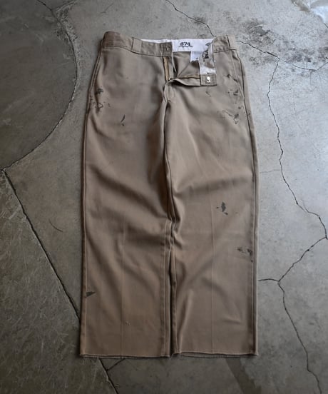 Dickies 874 Painted Work Pants Khaki -4