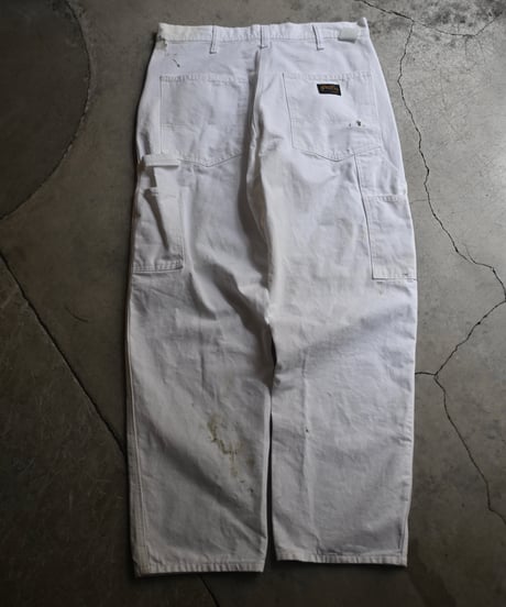Stan Ray Painted Painter Pants White made in USA-3