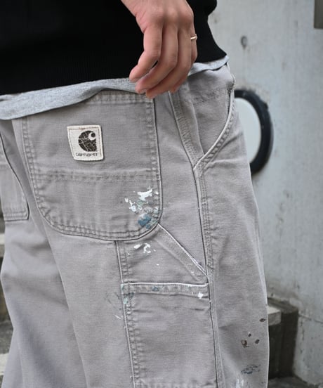 Used Carhartt B11 Painted Duck Painter Pants -3