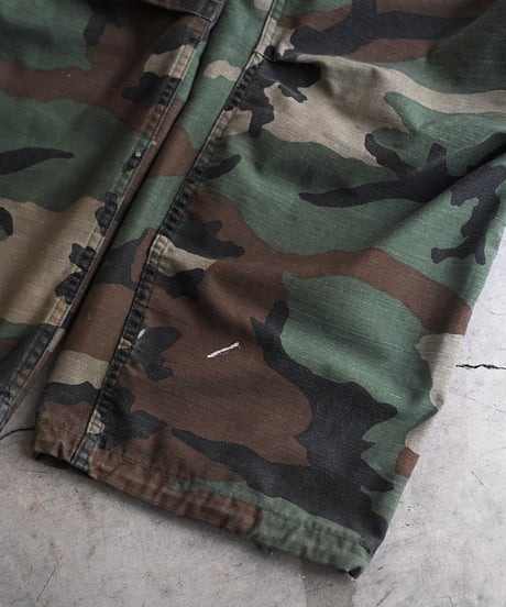 Used Us Army M-65 Field Pants Woodland Camo -１