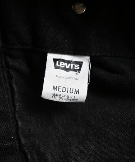 90s Levi's 70598-4159 Denim Trucker Jacket Black