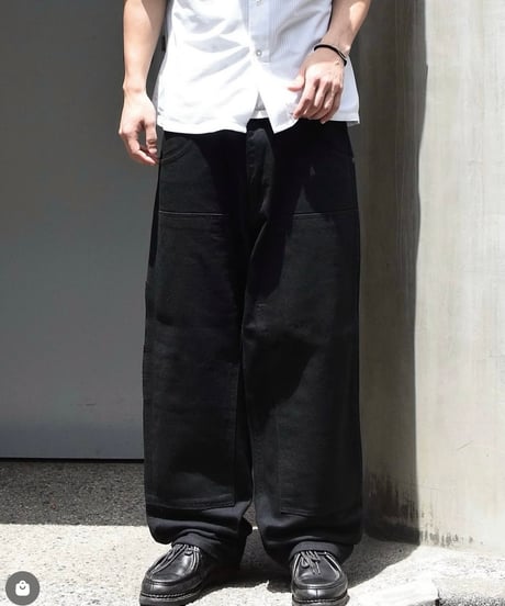 Prison Blues Double Knee Work Jean Black