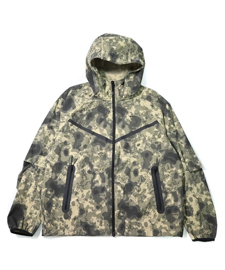 Nike Tech Woven Camo Windrunner Jacket Neutral Olive/Black